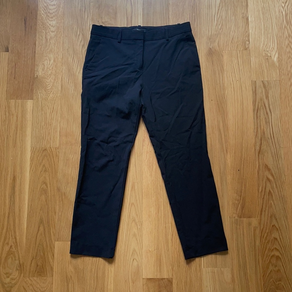 Theory Good Wool Cropped Trousers